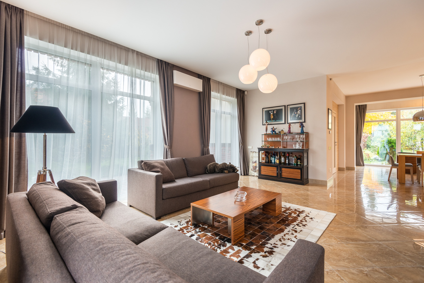 Interior of modern living room